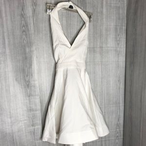 Fashion nova White baby doll/skater dress